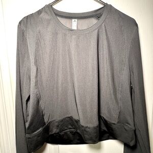 Black Mesh Adidas Long-sleeve